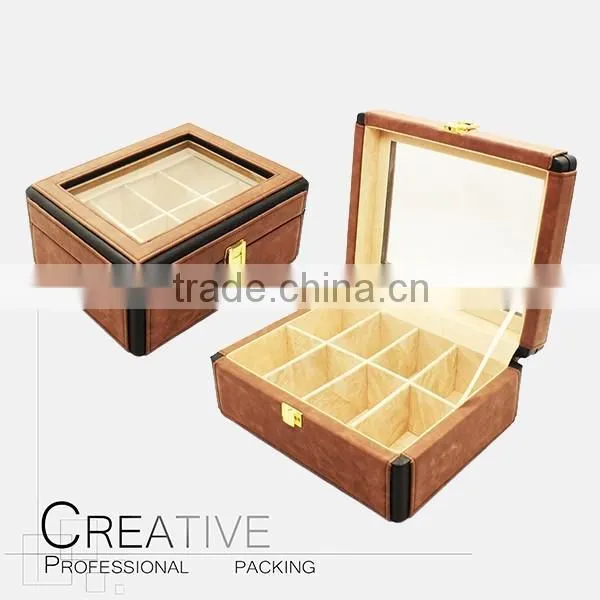 C&Y PU leather tea packaging boxes fot selling