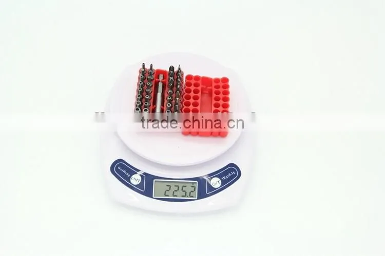 33 PCS Cr-v popular promotional bit with plastic packing
