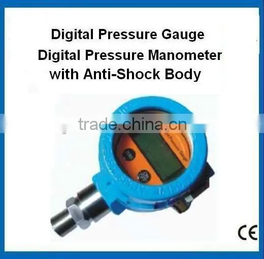 Pressure range -0.1~0~100Mpa Digital nitrous gauge with lcd display