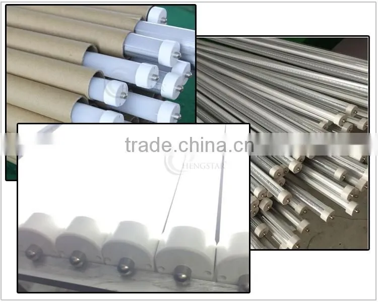 High Quality 8ft single pin led light tube 2400mm 36w 40w led t8 with single pin