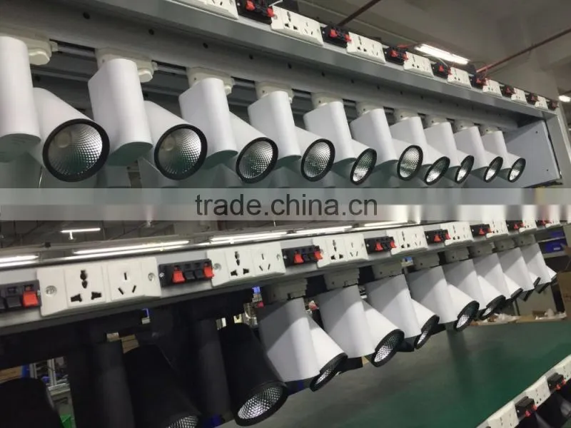 2016 new product 100lm/w 90ra/97ra wholesale cheap commercial cob led track light