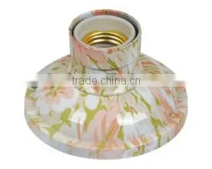 Home Appliance Electrical Light T8 Lamp Holder Wooden Color Style