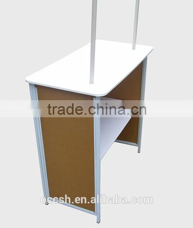 Promotion Table for Supermarket Trade Show Promotion Desk Display Rack
