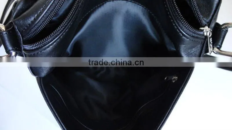 Black Genuine Leather shoulder bag