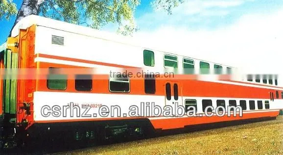 25B Double-deck Hard Seating air conditioned passenger coach/ trail car/ carriage/ railway train