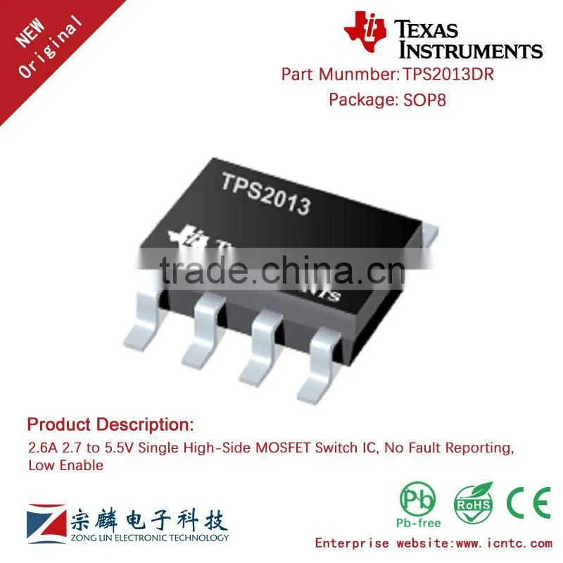 Genuine Original TPS2013DR SOP8 TPS2013 Single high-side switch