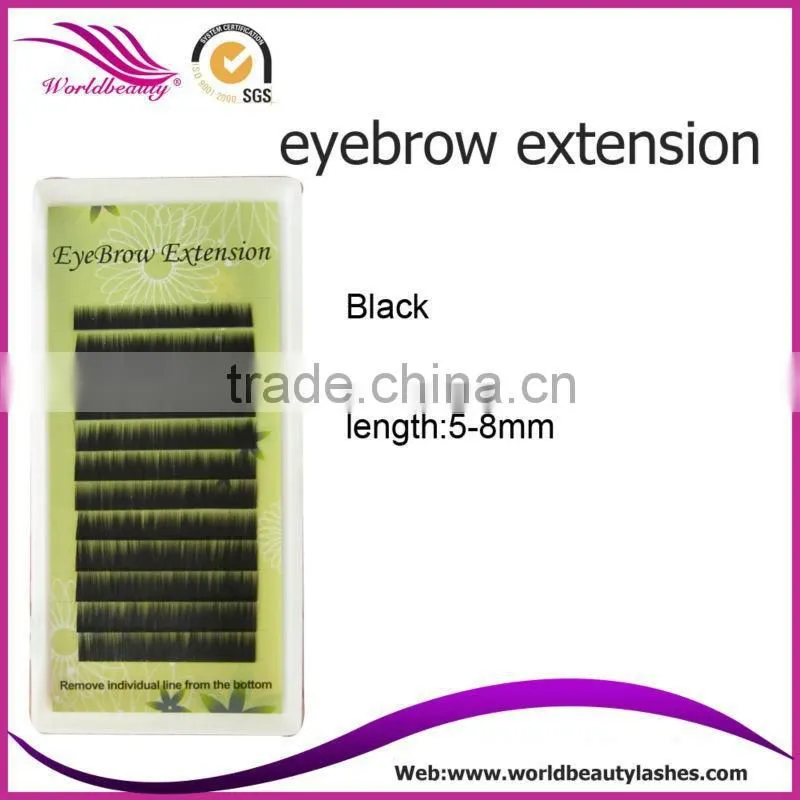 2015 hot wholesale many color Straight eyebrow extensiones