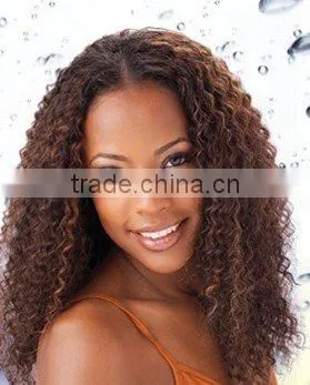 100%brazilian human hair jerry curl full lace wig wholesale price