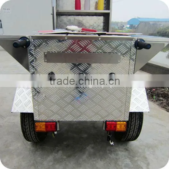 2013 Preferential Price 3 Wheels 1.1M Electric Mobile Small Hot Dog Trailer Cart XR-HD110 A