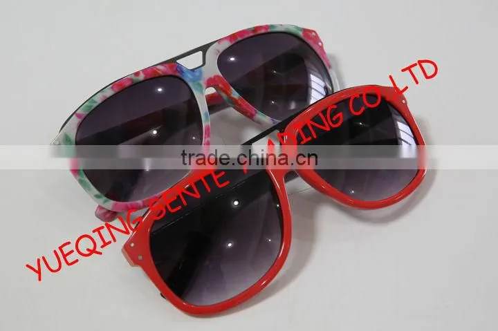 ST215 2014 Fashion Women Cateye Sunglasses with Floral Prints SENTE