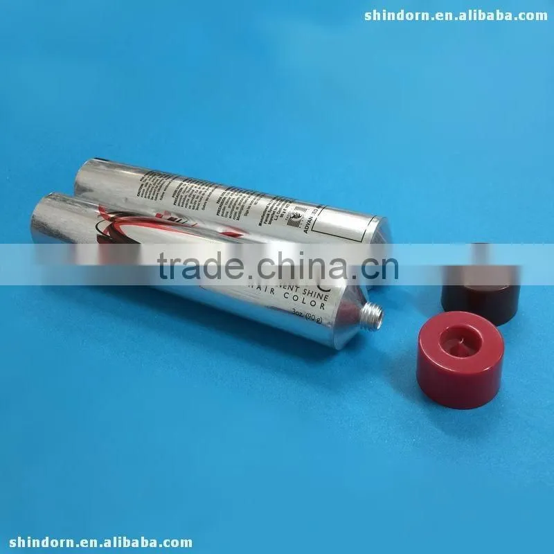 Aluminum collapsible tubes for cosmetics, collapsable aluminium tubes