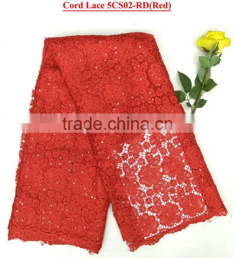 Yellow guipure lace/ lace fabric for fashion dress/ african french lace for wedding