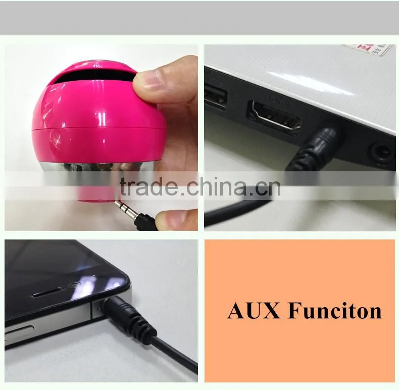 Factory Manufacturer GK-A15 2014 New Round outdoor bluetooth speaker
