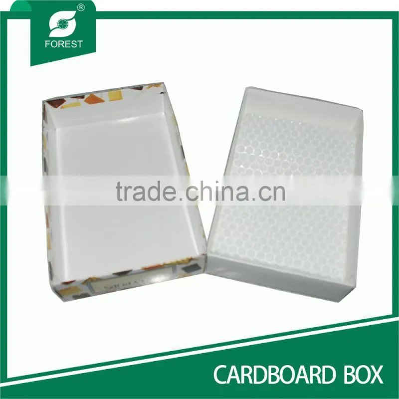 WHITE PAPER CARDBOARD BOX FOR CANDY