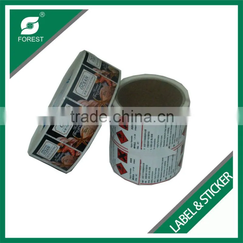 CHINA FACTORY CUSTOM DESIGN PAPER MATERIAL PACKING LABEL STICKERS CHEAP PRICE