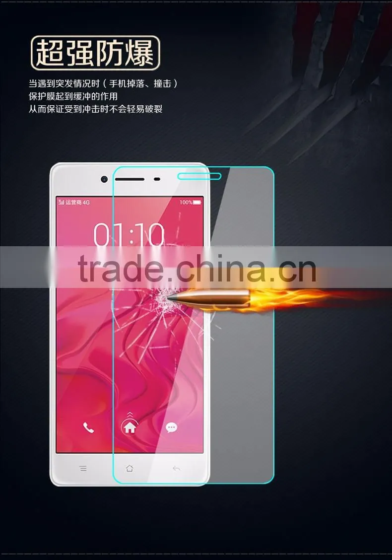 Silicone Coating Explosion-proof Film Tempered Glass Film Screen Protector For OPPO A33