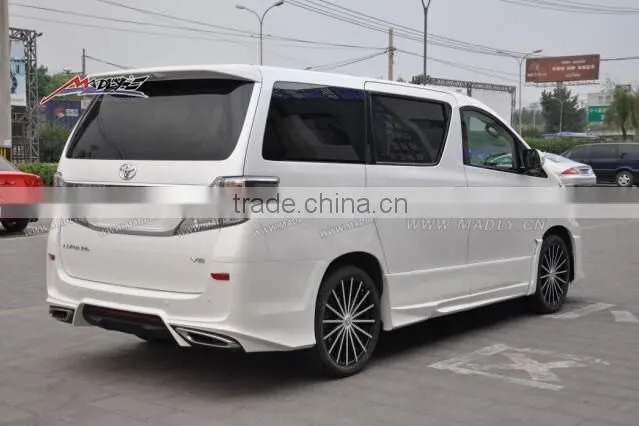 Wald body kit for 2011-2012 Toyota Alpha the highest quality PU/Carbon Fiber Body Kits for Toyota Alpha