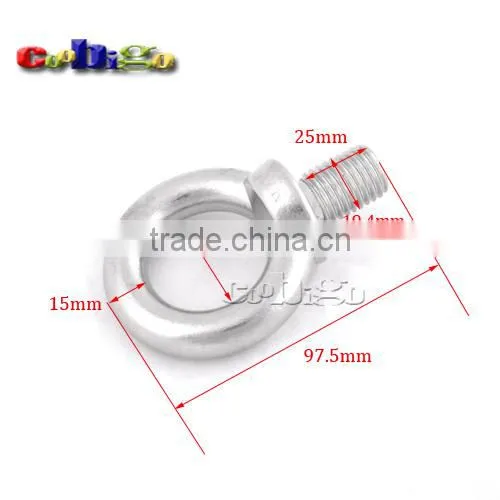 Stainless Steel 304 Eye Bolt Screw For Lifting Machinery Fastener Hardware #FET013
