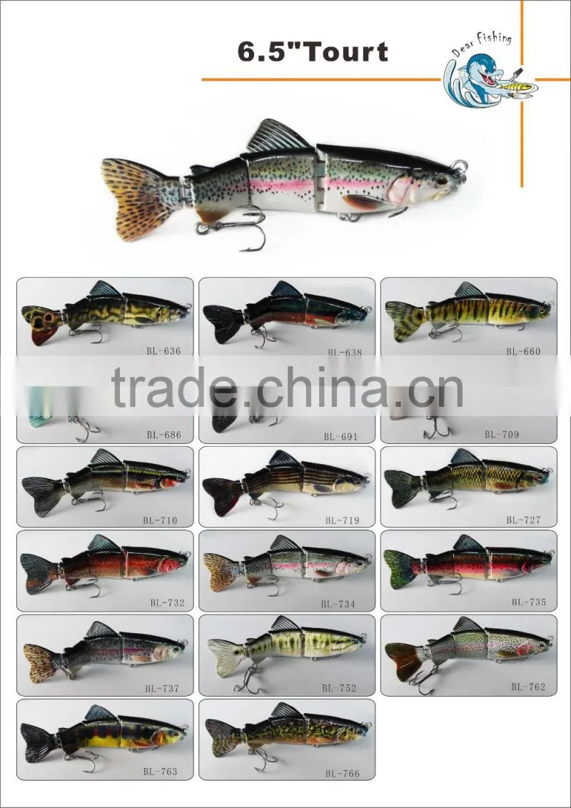 multi jointed fishing lure custom fishing lure painting fishing lure realistic
