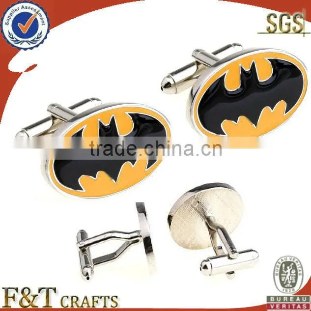 high grade silver custom cufflink