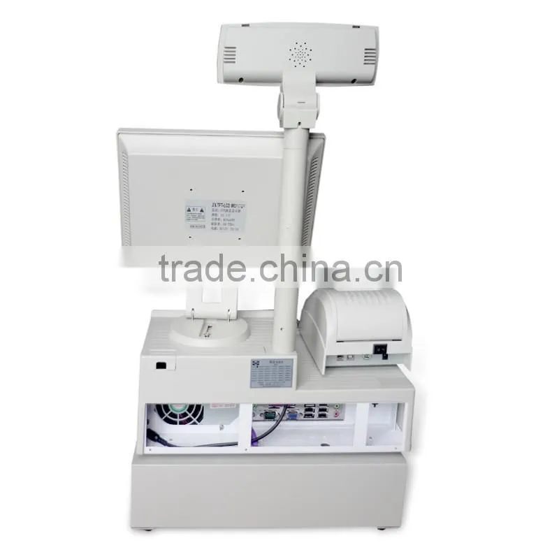 supermarket pos machine/pos terminal with printer/all in one pos machine