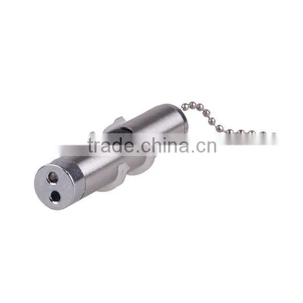 Promition Laser Key Chain Metal MINI LED Keychain UV Light
