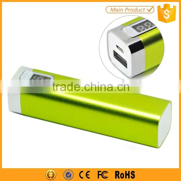 Portable RoHS Power Bank 2600mAh with VFD Display