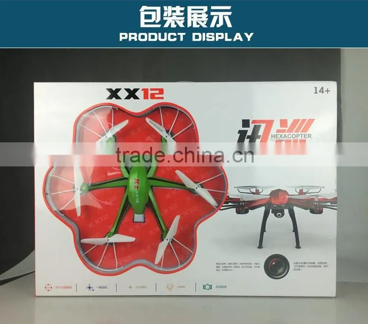 RC Toy Drone UAV Remote Control Airdrone Drone Quadcopter Helicopter 2.4G 4CH 6-Axis Gyro With Full HD Camera