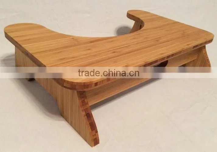 Bamboo potty stool toilet step stool