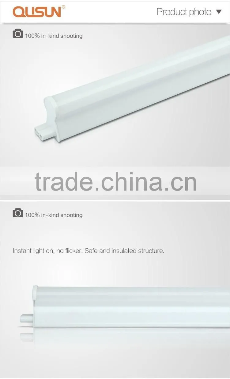 QUSUN LED T5 2pin lamp base PC diffuser SMD2835