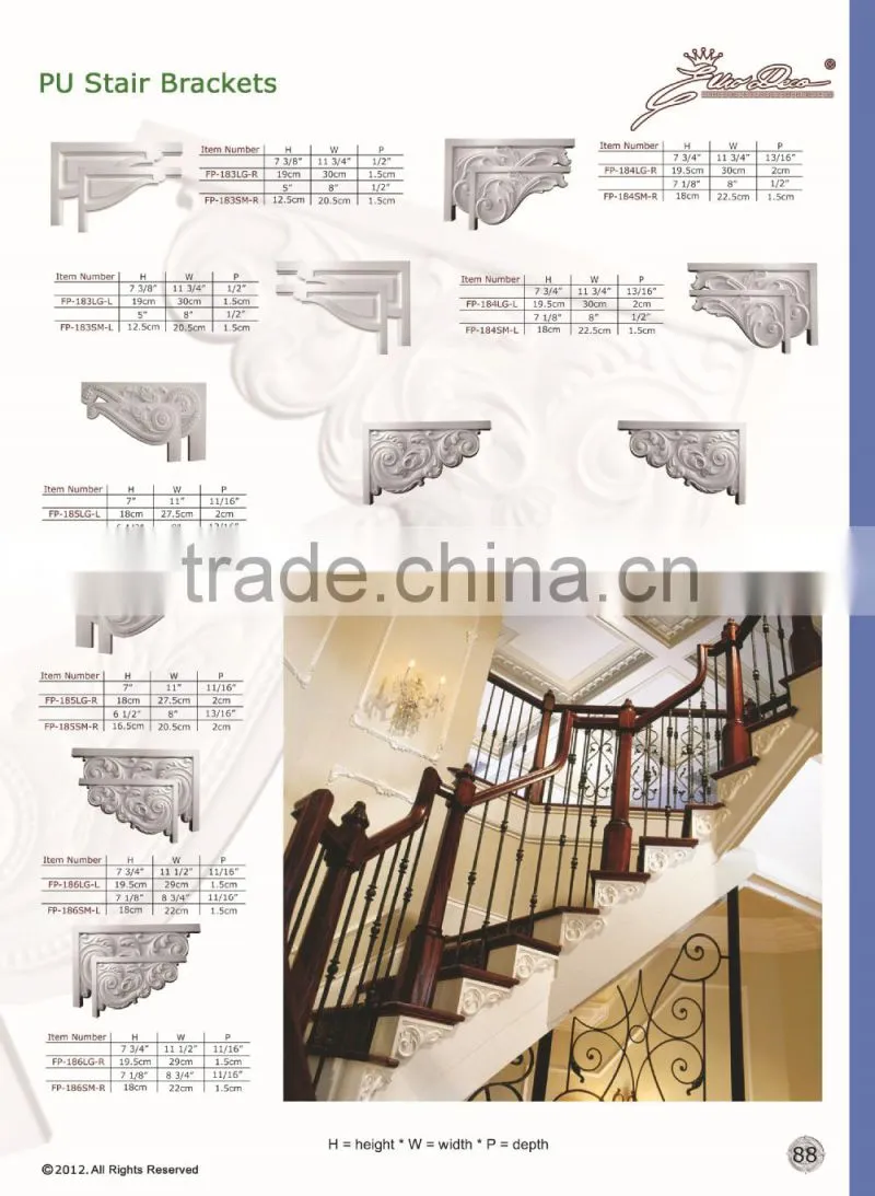 2015 High Quality Good price beautiful new modern luxury pu cornice Ceiling domes