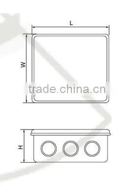 PVC Cap Waterproof Junction Box