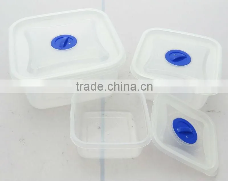 2014 Classical style of 4pcs set plastic vacuum container for sale