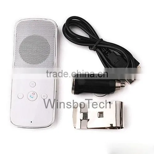 2014 Top sale dsp technology bluetooth car kit steering wheel control