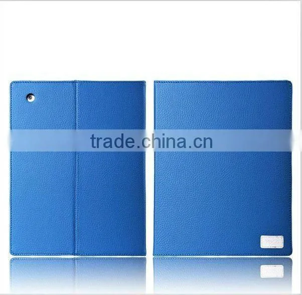 Super-thin Genuine Leather Protective Case With Wake-up Function Compatible For iPad2 (leather case for p1010/leather case)