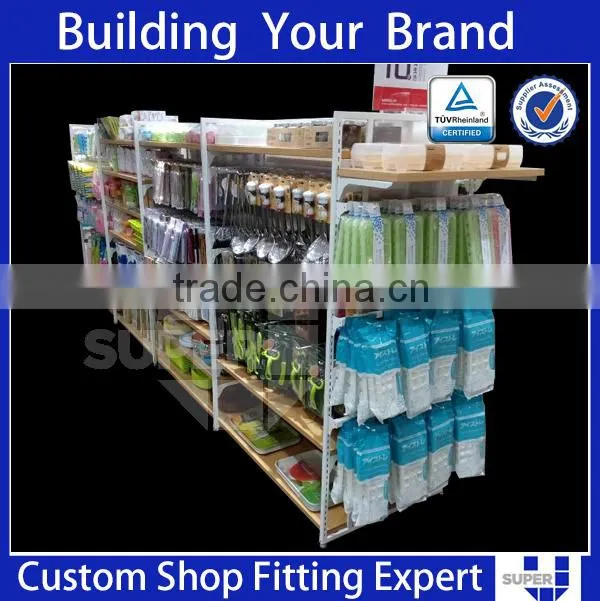 grid wall display signage gondola shelving bracket