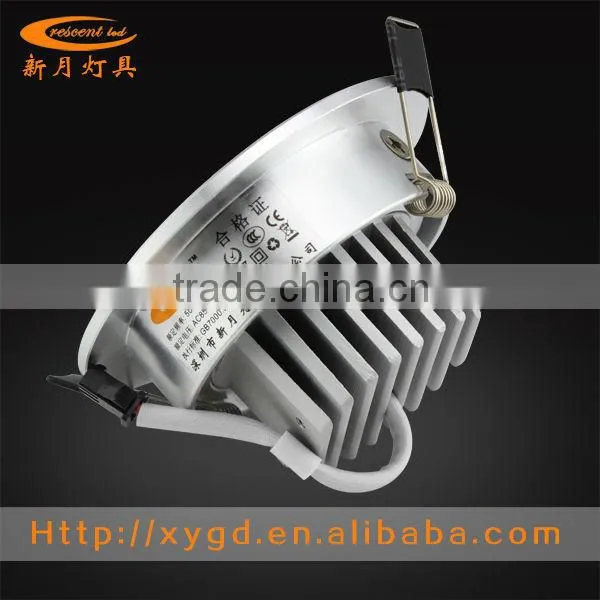 High luminous 3w High Power Vertical Recessed Downlight 85-265VAC