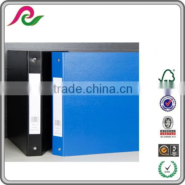 Customized 2-hole file folder ring binder