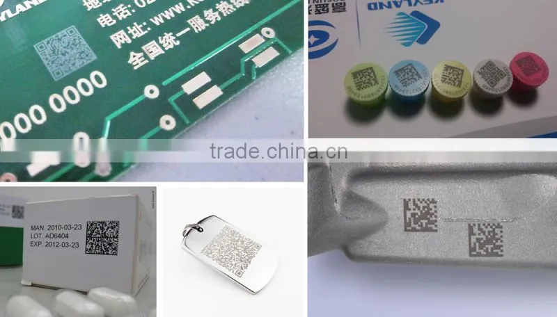 Portable Fiber Laser Mobile Iphone Housing Mug Ring Pen Rotary Engraving Marking 2D Data Matrix Coding Machine