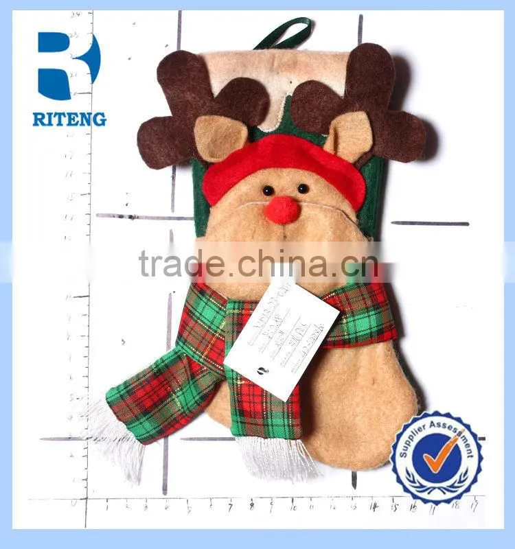 Fashionable Custom Logo Christmas Decoration Sock