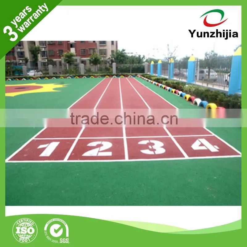 Factory direct sale rubber running track flooring with great price
