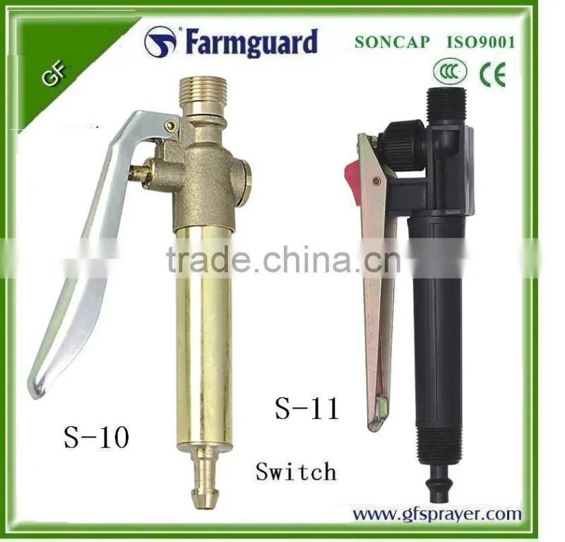 sprayer trigger,solor sprayer parts,nozzle sprayer,switch for sprayer use