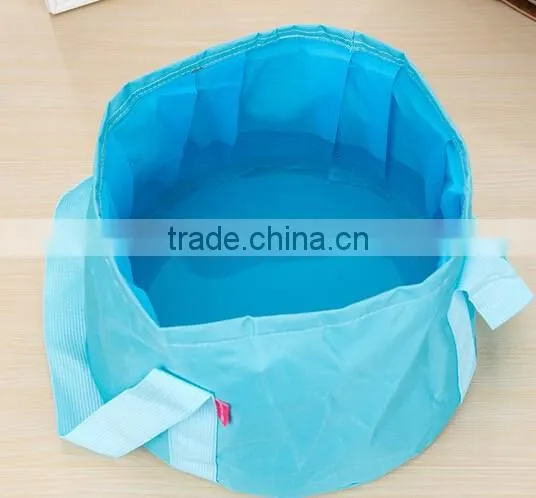 Foldable Wash Basin Footbath Sink Water Bag Outdoor Camping Hiking
