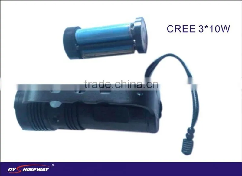 the most popular powerful diving torch,3LEDS XML,30W,3500LUMEN,IP68 waterproof