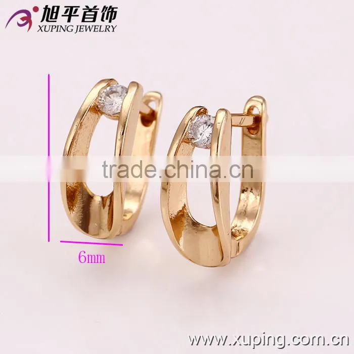 xuping fashion 18K gold color earring