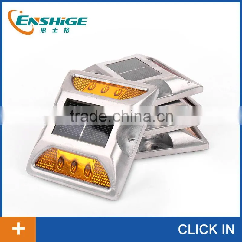 Aluminum led solar road stud for sale