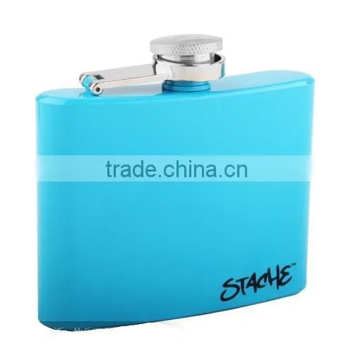 2 - 6 oz Metal Body Material hip flask