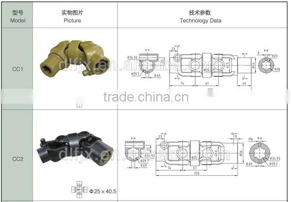 universal coupling shaft