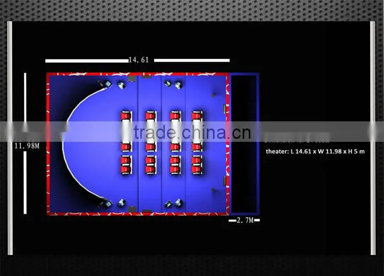 5d motion cinema ,5d cinema with motion platform,5d theater with motion seat