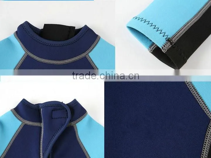 Children Sublimation neoprene Wetsuit keep waterproof